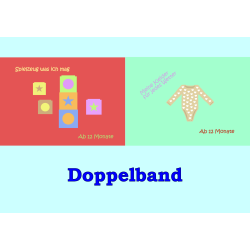 📖 Doppelband – Babybuch zum Thema Spielzeug + Kleider in 6 verschiedenen Sprachen